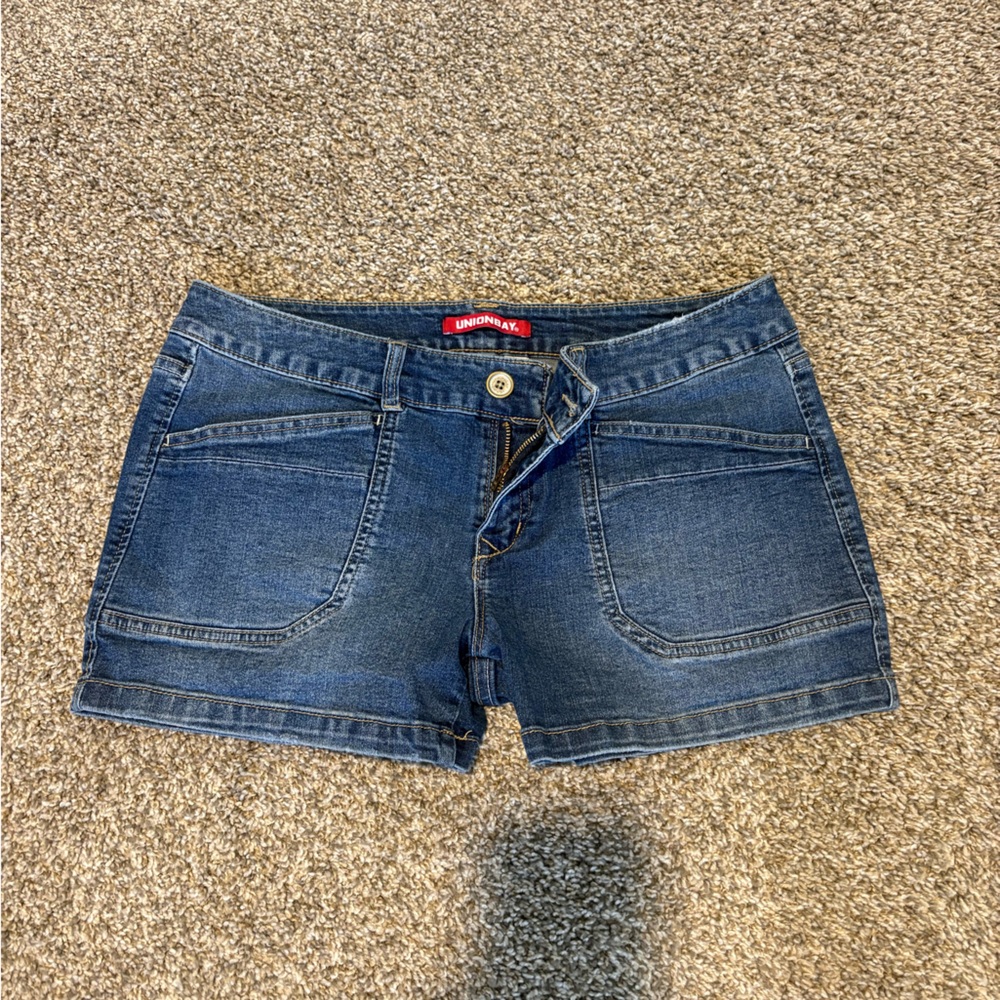 UNIONBAY Dark Blue Denim Jean Shorts